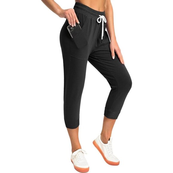 Specialmagic Activewear Capris Sweatpants Size 3XL Drawstring Waist Side Pockets - Picture 4 of 9